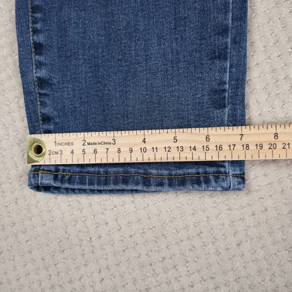 Lucky Brand Jeans Men 412 Athletic Slim Fit Size 38 Waist Medium Wash Blue Denim